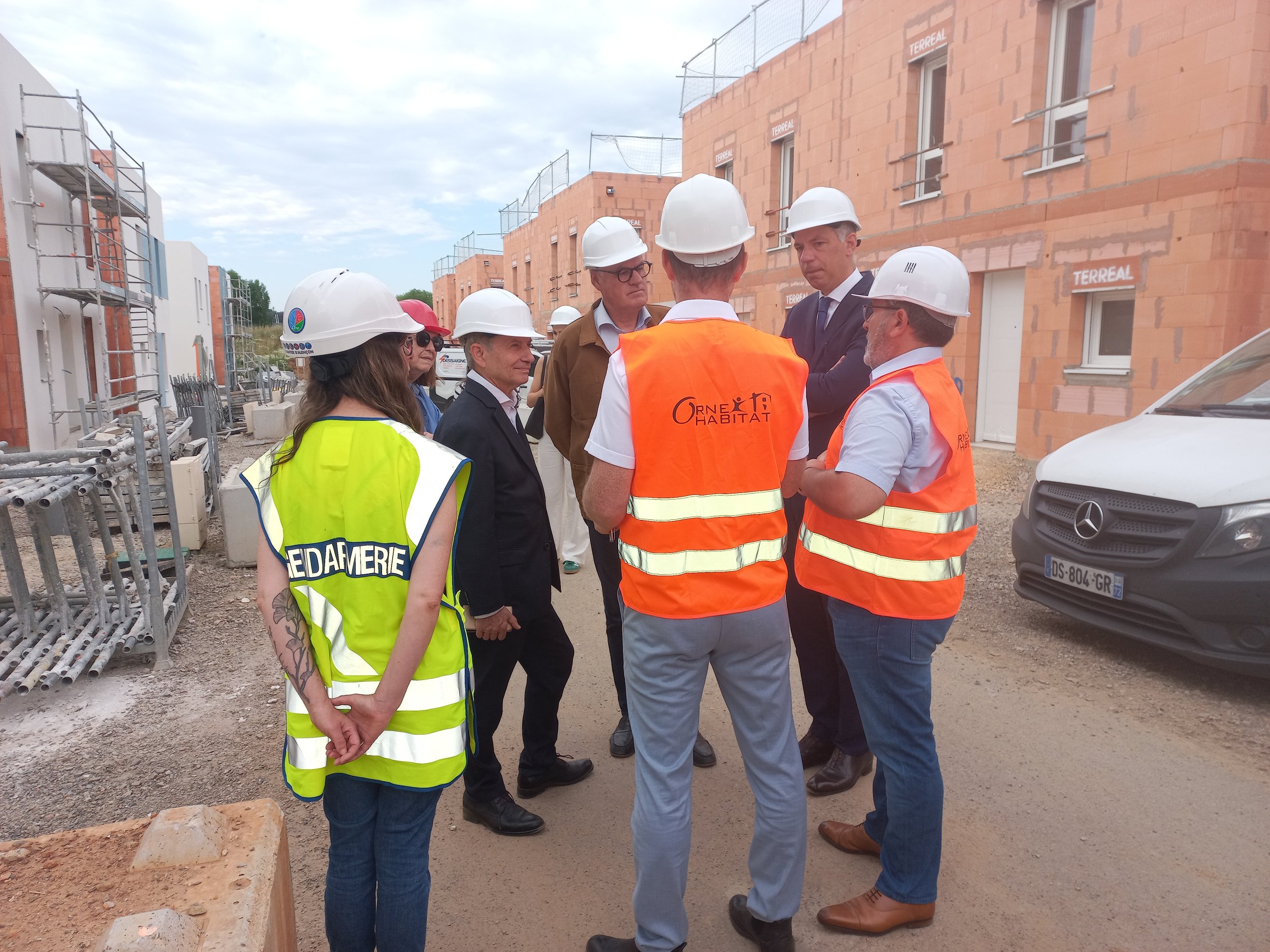 construction de la nouvelle caserne de gendarmerie Alençon