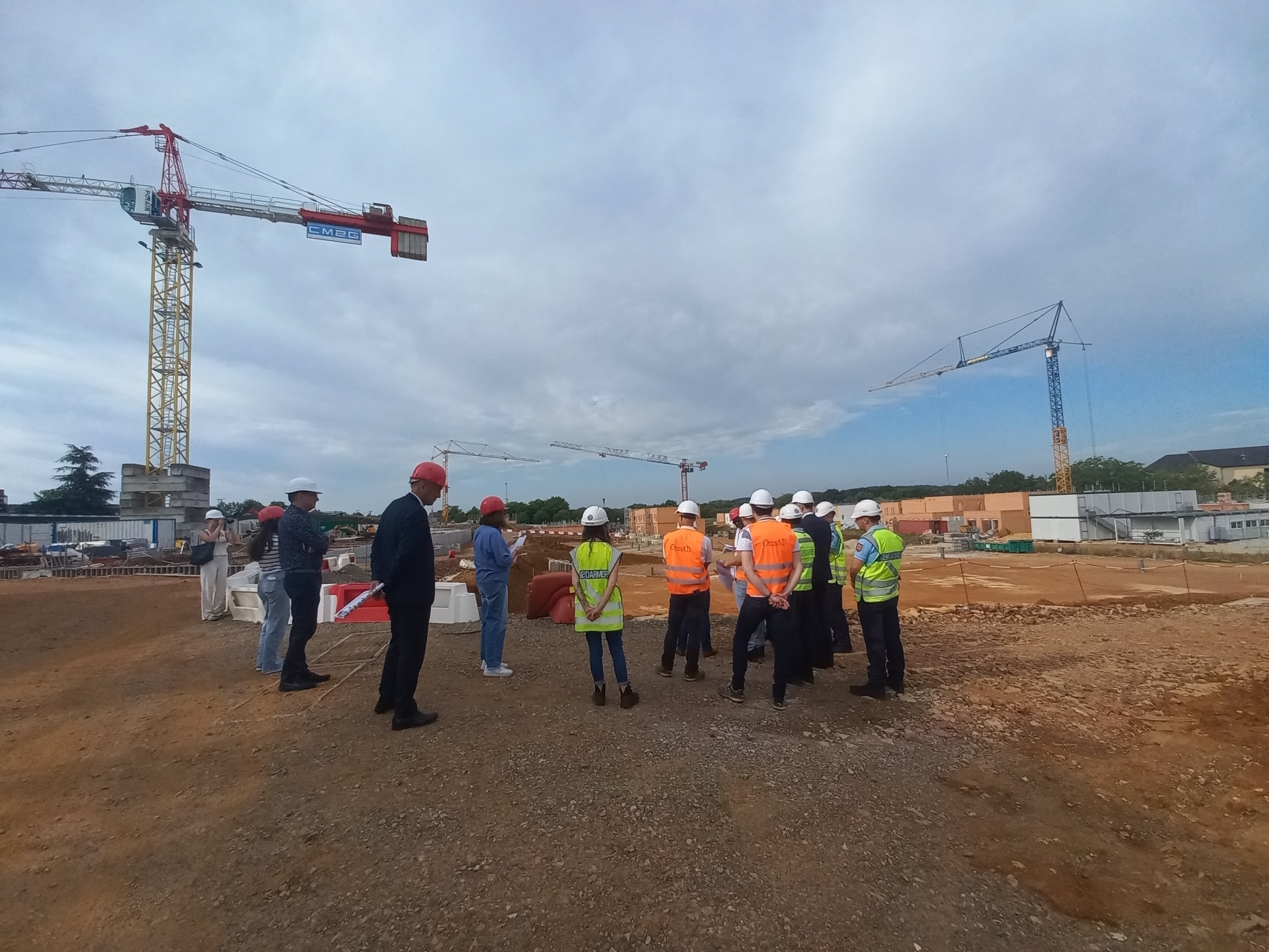 construction de la nouvelle caserne de gendarmerie Alençon