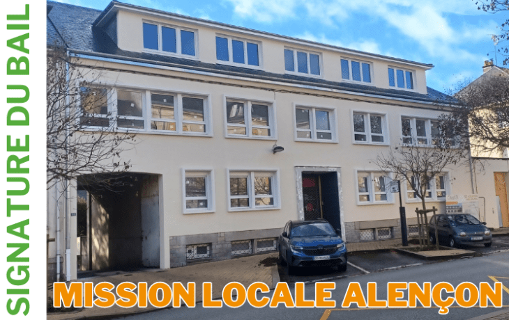 Signature officielle du bail entre Orne Habitat et la Mission Locale d'Alençon