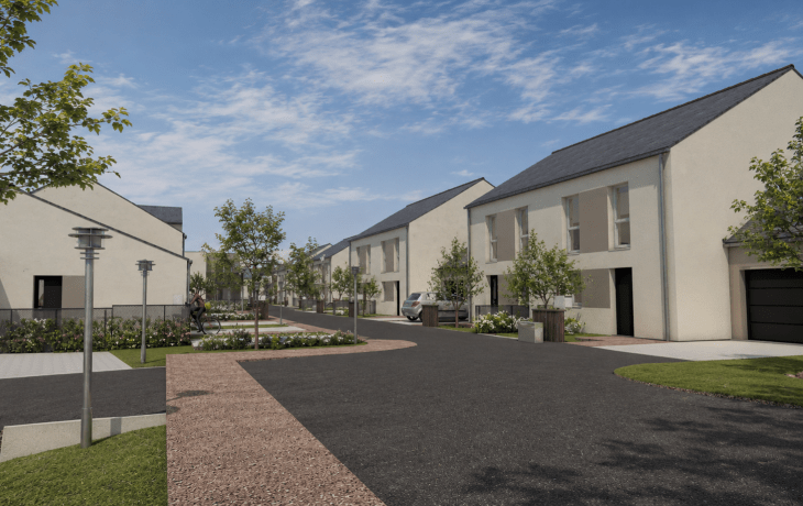 Pose de la 1ère pierre de 44 nouveaux logements rue de Ger à Flers