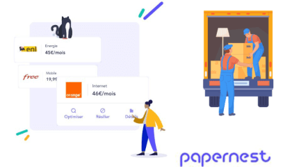 Papernest, votre aide au déménagement ou pour vos contrats