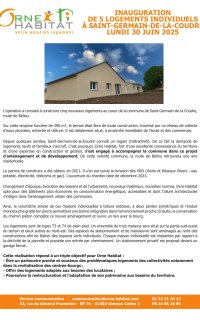 Cp inauguration st germain de la coudre 30062025