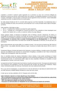 Cp inauguration logements et commerce Randonnai 03/07/2025